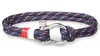 Bracelet en cuir pour hommes, bijoux de Sport, de Camping, tendance, cordon de Parachute, boucle en acier inoxydable