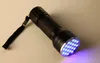 Neueste tragbare Mini-UV-Ultraviolett-Lila-Taschenlampe mit 21 LEDs, Schwarzlicht, hohe Helligkeit, 395 nm