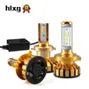 HLXG 2PCS Mini H7 LED CANBUS KIT DECODER ANTI EMC NO Flicking Auto Car Lights 50W 10000LM 6000K 12V LED-lampa Automobiles Lamp