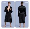 Cfung Quick Personalizado Personalizado Personalizado Homens Satin Robe Homem Vestido Groom Groom Lounge Vestes Partido Bridal Partido Kimono Favores Presente Vestes