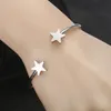 316L Titane Coeur Bracelet Mode 18K Or Rose Bracelet Titane Acier Étoile Mme Bracelet Bracelet Femme