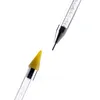 1pcs أداة انقطاع الأظافر Rhinestone Double Tips Tips Beads Beads Picker Wax Pencil Handle Manicure Tool3065719