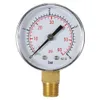 Freeshipping 50mm Manometer Pool Filter Waterdruk Wijzerplaat Hydraulische Manometer Manometre Prukken 1/4 "BSPT DRAAD 0 ~ 60PSI 0 ~ 4BAR