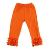 Nuovo arrivo Neonate Ruffle Leggings Bambini Cotone Pantaloni morbidi Primavera e Autunno Abbigliamento per bambini