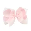 6Inch Baby Girls Handmade Flower Hair Clip Hair Accessories Ribbon Bowsknot Hairpin Boutique Elastic Headwear Kids Barrettes2626871