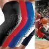 Vente en gros - 1 pc Adulte Hommes Enfants Sports Basketball Pad Jambe Genou À Manches Longues Gear Crashproof Jambières Nouveau Style