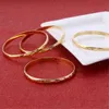 Afryki Etiopskie Ślubne Złoty Złoty Kolor Otwarte Urok Bransoletki Dla Kobiet Bangle Biżuteria