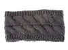 Tricot Hairband Crochet Bandeau Tricot Hairband Warmer Hiver Head Wrap Headwrap Ear Warmer Bandanas Accessoires De Cheveux 21colors GG5151382