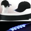 Nouveauté éclairage LED casquettes de baseball coton noir brillant LED casquettes de balle lumineuses brillent dans l'obscurité réglable Snapback chapeaux lumineux chapeaux de fête