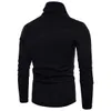 Men's Sweaters 6 Solid Kintted Heaps Collar Fashion Eur Size Pullovers Male Casual Sweater For Spring Autumn Top Clothing