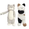 Japon Anime chat en peluche jouets de dessin animé géant doux en peluche chats poupée beaux cadeaux pour enfants amis déco 50 cm 70 cm DY50412