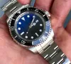 고급 고품질 브랜드 시계 Sea-Dweller Steel 116660 Blue James Cameron 44mm 세라믹 베젤 아시아 2813 무브먼트 자동식 남성용 시계