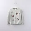 Słońce Rainy Kids Cequine Butterfly SWEATER Dziewczyny z długim rękawem dzianinowe swetry kardigany dla dziewcząt ubrania dziecięce