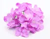 Hortensia simulé tête incroyable fleur décorative colorée pour la fête de mariage luxe artificiel hydrangese en soie bricolage décoration de fleur GA5231