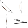 20-35lbs bågskytte recurve båge longbow lätt 54 "Ren handgjord trä mongol bowstring dämpning stötdämpning fotografering jakt övning