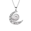 Bouton pression colliers bijoux avec strass lune papillon fleur de nombreux styles choisir ordre de mélange pendentifs Noosa à vendre