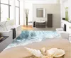 3 D PVC настил Пользовательские фото Водонепроницаемый 3 D Гостиная 3 D Напользование в ванной комнате Дельфин 3D Стены Стены Обои