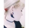2PCS Black Acrylic Fake Cheater Twist Spiral Ear Taper Gauges Expanders Earring Tunnel Plugs Piercing Body Jewelry SWANJO