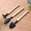 3 Pcs Jardim Ferramentas Durable Mini Pá Rake Spade Para Conservação De Plantas Em Vasos De Jardinagem Doméstica Ferramenta Opp Embalagem 0 84zh Ww