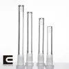 Glass Downstem 19mm to 14mm Diffuser/Reducer Smoking Accessories Glass Down Tube Stem 2.5inch to 5.25inch With 6 Cuts