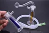 Mini vetro DAB Riga Riga Acqua Tubi Portatile Olio Porto Narghilè Inline Stereo Perc Recycler Glass Bongs 10mm Concisione congiunta DABS