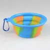 Cat Travel Fisibolable Water Feeder Silicone Foldable 9 Colors T2I328