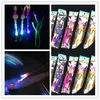 Novelty lighting LED Light Flash Flying Elastic Powered Arrow Sling Shoot Up Helicopter umbrella kids toy