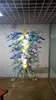 Blue Living Room Lamps Flush Mount Chandelier Lights Modern LED Light Source European Style Blown Murano Glass Art Chandeliers
