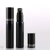 10ML Portable UV Coating Glass Refillable Perfume Bottle With Atomizer Empty Parfum Bottle Gold Silver Travel set