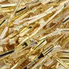 Golden Metal Spoon Använd Dabber för Sniffer Snorter Power Spoon Hoover Hooter Rökning Tillbehör över 300pcs Gratis DHL