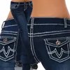 2018 Jeans moda donna Pantaloni a vita bassa Jeans denim dritti elasticizzati per pantaloni lunghi da donna slim fit
