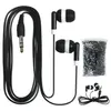 300pc/lot Disposable earphones headphones low cost earbuds for Theatre Museum School library,hotel,hospital Gift