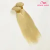 Lyxig blond 613 Färg Remy Hair Wefts Bundles Brasilianska Indiska Human Hair Weave Extension Silk Straight Gratis DHL