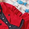 Printemps automne enfants vêtements ensemble 2018 nouvelle mode bébé garçons marée chemise faux trois pièces vêtements costume enfants garçons tenues costume