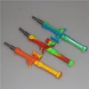Mini Kits de tuyaux de Nectar en Silicone colorés, clous à Quartz en titane, pointe en acier inoxydable, narguilés en Silicone