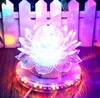 Led Liten Sun Lotus Lampa Färgrik Ballroom Effect Light Crystal Lotus LED Light Lotus Lampa AC85V-250V