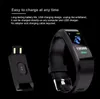 115 116 Plus Smart Armband för skärm Fitness Tracker Pedometer Watch Counter Heart Rate Blodtrycksmonitor Smart Wristband