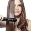 Plancha de pelo de vapor de aceite de argán profesional HS004, pintura de inyección de hierro plano, plancha alisadora 450F, herramientas de estilismo para el cuidado del cabello