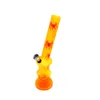 High Quality Plastic Acrylic Bong Herb Smoking Water Pipe Bongs Portable Glass Bong Filter Tobacco Smoking Pipes Hookah Shisha Water Bong Pipe