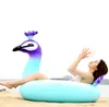 120cm peacock srimg ring adult kids floating mattress funny swimming pool toy giant float toys beach loungers