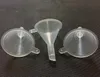Plastic Mini Small Funnels for Perfume Liquid Essential Oil Filling Empty Bottle Packing Tool Refillable Tool 100pcs/lot