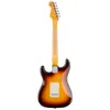 Özel Mağaza 1960 Relic St Chocolate 3tone Sunburst Elektro Gitar Krem Pikapları Knobsed Chrome Donanımı V Engrave Neck PLA9266610