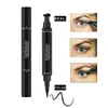 HANDAIYAN Black Eyeliner Liquid Pencil & Eyeliner Stamp Long Lasting Cat Eye Double Ended New Wing Eyes Pencils Makeup Eye Liner Stamps