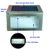 2er-Pack Solar-Terrassenleuchten, 3 LEDs, solarbetriebene Stufenleuchten, Edelstahl, Außenbeleuchtung für Stufen, Wege, Terrasse, Treppe, automatisches Ein-/Ausschalten, wasserdicht