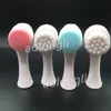 Brosse pour le visage en silicone à deux faces Nettoyant pour les pores du visage Nettoyage du corps Masseur pour la peau beauté SPA Soins du visage Brosse de maquillage nettoyante