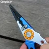 Multi Cążki Aluminiowe Cążki Wędkarskie Szczypce wędkarskie Łowienie szczypce Cutter Hak Remover z Nylon Torba i Smyczak Hak