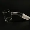 Quartz Thermal Bangers 4mm Thick Bottom Quartz Banger With Removable Quartz Banger Inserts Glass Bubble Carb Cap For Glass Water Bongs