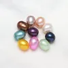 freshwater oval pearl beads loose