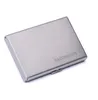 New arrival HighGrade stainless steel men credit card holder women metal bank card case card box7589588