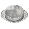 Frigideira de cozinha de aço inoxidável pode filtrar facilmente líquidos fora de conservas de frutas e vegetais ZA6952